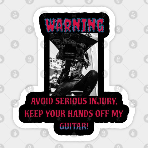 warning music meme Sticker by Out of the world